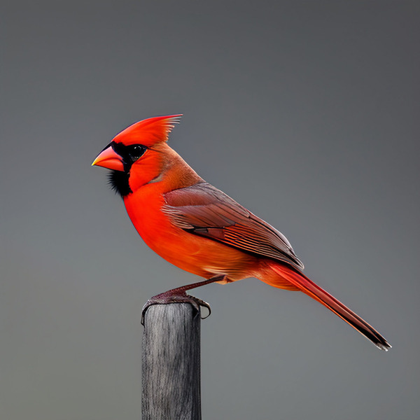 Unamused. Cardinal. by The Artful Mane
