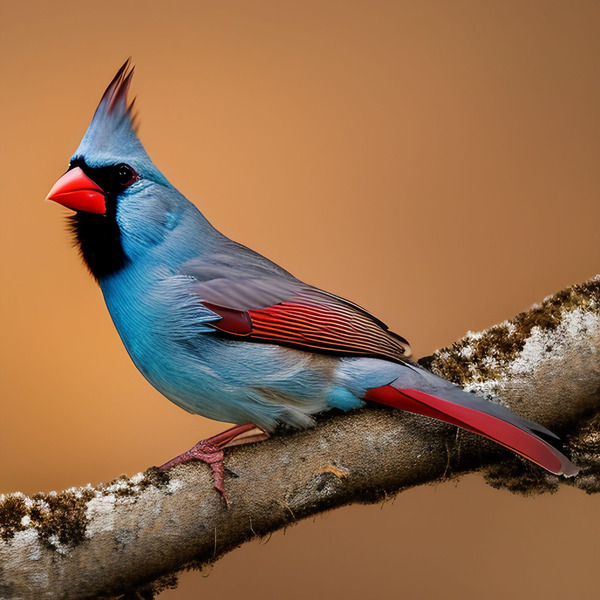 Colorful Cardinal  by The Artful Mane