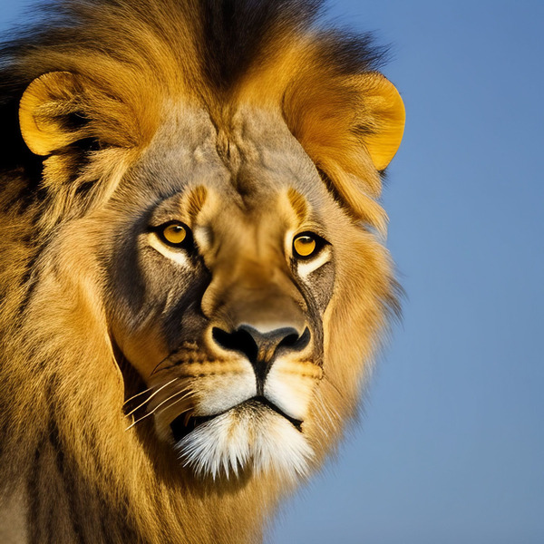 The King. Lion by The Artful Mane