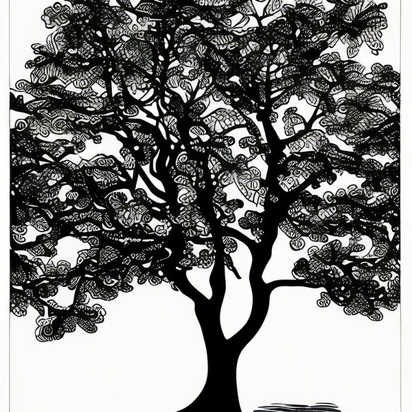 Tree of Life - Line Art Digital Download