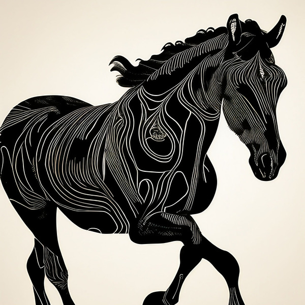 Black Stallion  by The Artful Mane