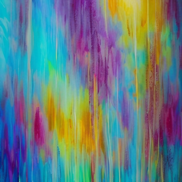 Pastels. Abstract. by The Artful Mane