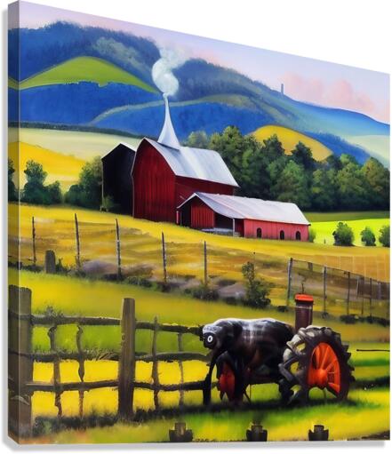 Daily Life. Farm Life  Canvas Print
